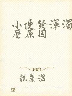 小便发浑浊是什么原因