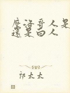 摩洛哥人是黑人还是白人