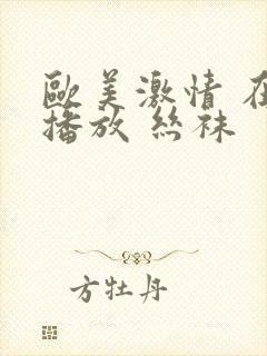 欧美激情 在线播放 丝袜