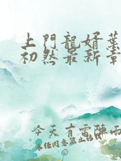 上门龙婿叶辰萧初然最新章节更新