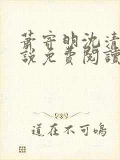 萧寄明沈清黎小说免费阅读最新章节