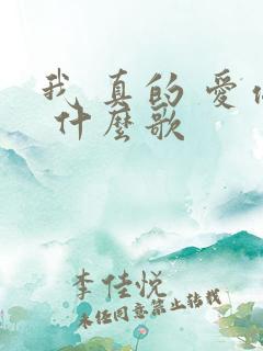 我 真的 爱你 什么歌