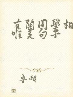 有关同学相聚的唯美句子