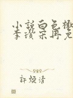 小说白色橄榄树李瓒宋冉免费看