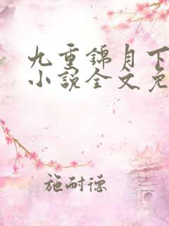 九重锦月下晚风小说全文免费阅读
