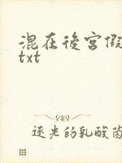 混在后宫假太监txt