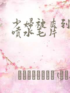 少妇被爽到高潮喷水毛片