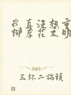 我真没想重生啊柳岸花又明的小说