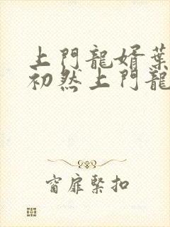 上门龙婿叶辰萧初然上门龙婿