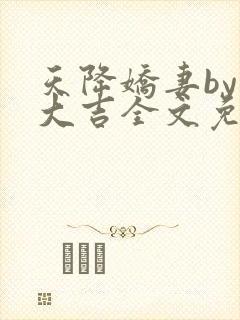 天降娇妻by张大吉全文免费阅读