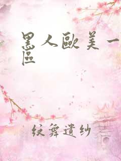 黑人欧美一区二区