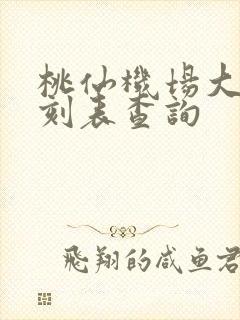 桃仙机场大巴时刻表查询