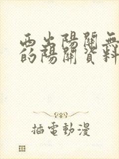 西出阳关无故人的阳关资料