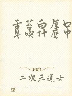 舌苔白厚口苦口臭吃什么中成药