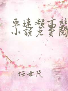 车速超高双男主小说免费阅读