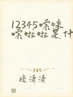 12345嗦咪嗦啦啦是什么歌名