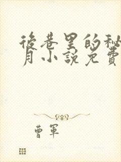 后巷里的秘密白月小说免费阅读