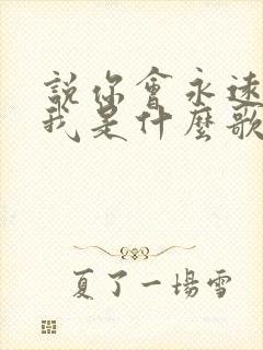 说你会永远陪着我是什么歌