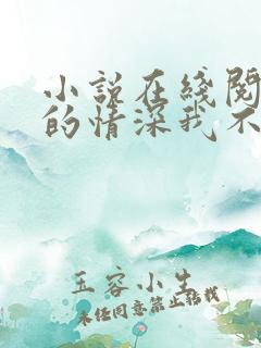 小说在线阅读你的情深我不配