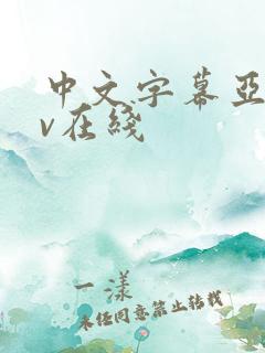 中文字幕亚洲av在线