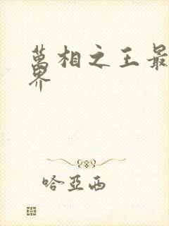 万相之王最高境界