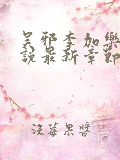 吴邪李加乐文小说最新章节更新内容