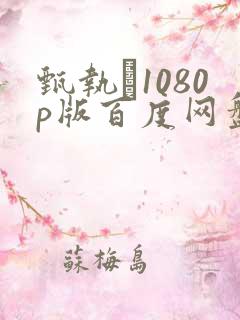 甄执�1080p版百度网盘