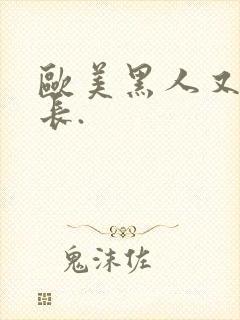 欧美黑人又粗又长.