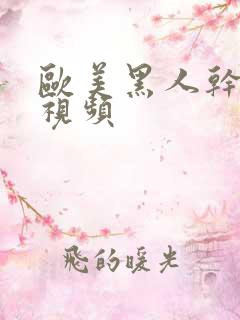 欧美黑人干白人视频