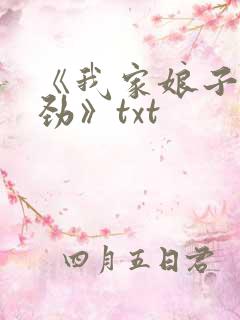 《我家娘子不对劲》txt