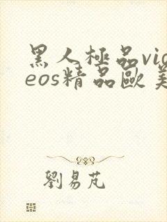 黑人极品videos精品欧美裸