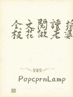 全文阅读 捡个校花做老婆