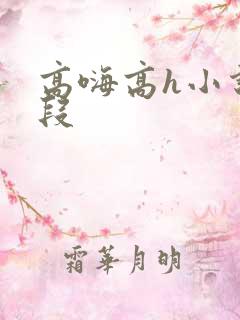 高嗨高h小说片段
