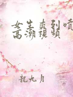 女生爽到喷水的高潮视频