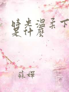 时光温柔下一句是什么