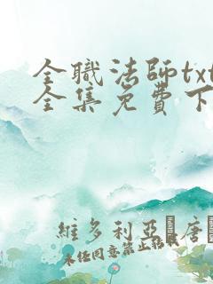 全职法师txt全集免费下载