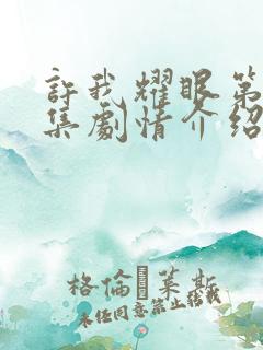 许我耀眼第15集剧情介绍