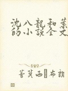 沈八龙和叶可怡的小说全文在线阅读