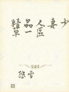 精品人妻少妇嫩草一区