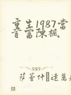重生1987当首富陈枫