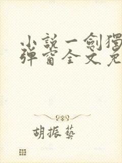 小说一剑独尊无弹窗全文免费阅读