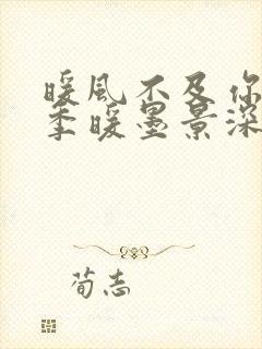 暖风不及你情深季暖墨景深在线阅读全文