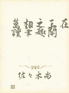 万相之王在线阅读笔趣阁