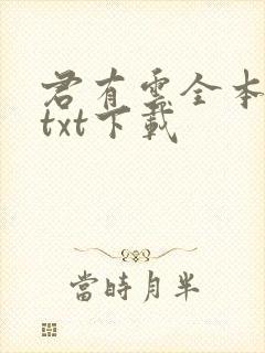 君有云全本免费txt下载