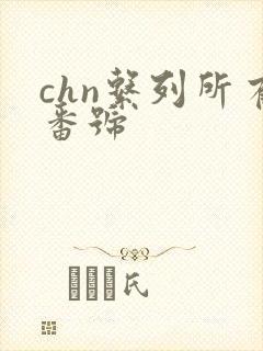 chn系列所有番号