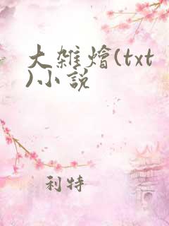 大杂烩(txt)小说