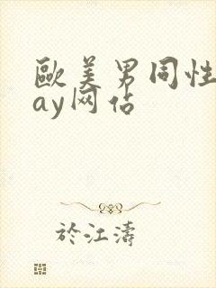 欧美男同性恋gay网站