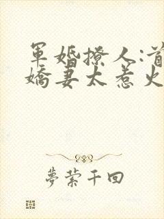 军婚撩人:首长娇妻太惹火免费阅读