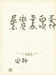 尿微量白蛋白高怎么办吃什么药