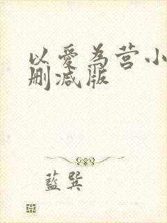 以爱为营小说未删减版